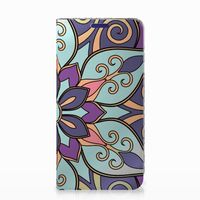 Samsung Galaxy S10e Smart Cover Purple Flower