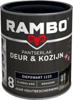 Rambo Pantserlak Deur & Kozijn Zijdeglans Dekkend - 750 ml Diepzwart