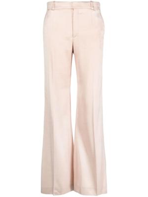 Chloé High waist flared broek - Roze
