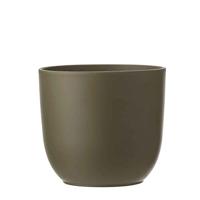 Tusca pot rond groen h20xd22,5 cm Mica Decorations