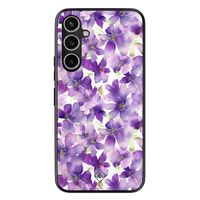 Samsung Galaxy S23 FE hoesje - Floral violet - thumbnail