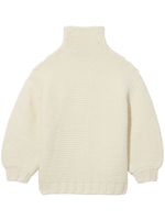 Proenza Schouler White Label pull en maille épaisse à col roulé - Blanc