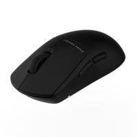 Dark Project Nexus (zwart) - Draadloze 2,4 GHz, Bluetooth & USB-C bedrade gamingmuis, lichtgewicht, aanpasbaar, PixArt PAW3395-sensor, 26000 DPI, 2000 Hz peilsnelheid, 300 mAh-batterij voor 40 uur