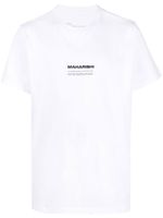 Maharishi t-shirt en coton biologique à logo brodé - Blanc