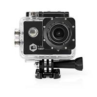 Action Cam | 1080p@30fps | 12 MPixel | Waterbestendig tot: 30.0 m | 90 min | Wi-Fi | App beschikbaar voor: AndroidT/IOS | Mounts inbegrepen | Zwart