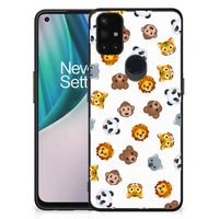 Back Case voor OnePlus Nord N10 5G Dieren Emojis