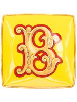 Versace assiestte Holiday Alphabet 'B' - Jaune