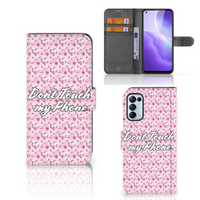 OPPO Find X3 Lite Portemonnee Hoesje Flowers Pink DTMP