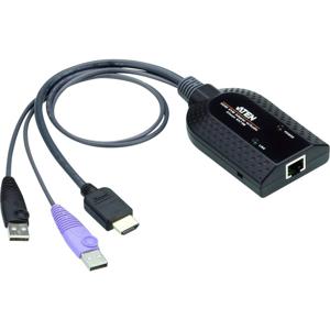 ATEN USB HDMI Virtual Media KVM-adapter (ondersteuning Smartcardlezer en Audio de-embedder)