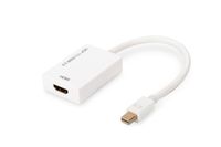 ASSMANN Electronic AK-340416-002-W video kabel adapter 0,2 m Mini DisplayPort HDMI Type A (Standaard) Wit - thumbnail