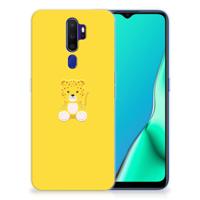 OPPO A9 2020 Telefoonhoesje met Naam Baby Leopard