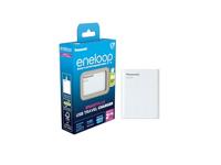 Panasonic eneloop SmartPlus USB Travel lader, voor 1-4 AA/AAA NiMH-batterijen, met USB-uitgang & 10 veiligheidsfuncties