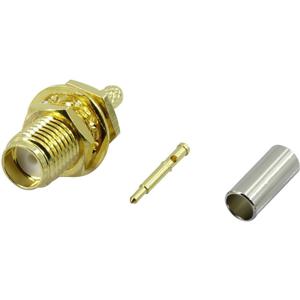 TRU COMPONENTS SMA-KC-RG174 1372241 SMA-Reverse-connector Bus, inbouw verticaal 50 Ω 1 stuk(s)