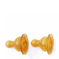 Hevea speen voor glazen drinkfles slowflow (2 stuks)