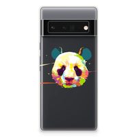 Google Pixel 6 Pro Telefoonhoesje met Naam Panda Color - thumbnail