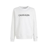 CALVIN KLEIN JEANS sweater van biologisch katoen wit
