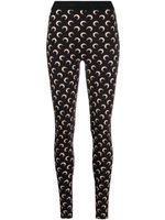 Marine Serre legging Fuseaux Moon à taille haute - Noir - thumbnail