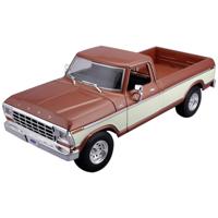 Maisto Ford F150 Pick-Up 1979, braun/crème 1:18 Auto - thumbnail