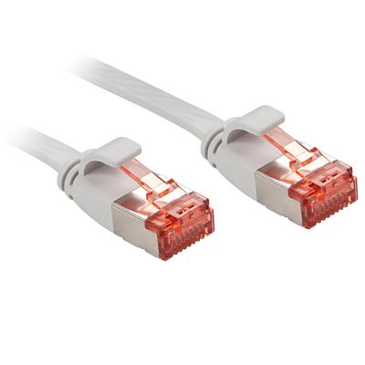 LINDY 47553 RJ45 Netwerkkabel, patchkabel CAT 6 U/FTP 3.00 m Grijs 1 stuk(s)