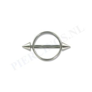 Tepelpiercing shield spikes L