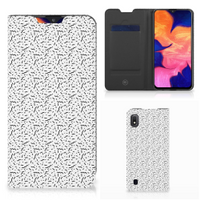 Samsung Galaxy A10 Hoesje met Magneet Stripes Dots