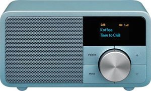 Sangean: DDR-7 DAB+ radio Mini Draagbare wekkerradio BT - Blauw