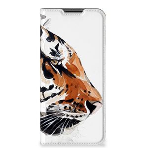 Bookcase OPPO A54 5G | A74 5G | A93 5G Watercolor Tiger