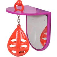 Vogelspiegel Hercules Boksbal 8 x 6 x 9.5 cm Flamingo Paars