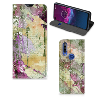 Bookcase Motorola One Action Letter Painting