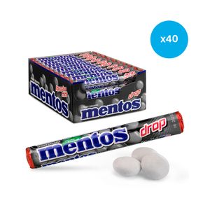 Mentos rollen - Drop snoep - 37,5g x 40