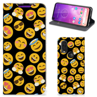 Motorola One Vision Hoesje met Magneet Emoji