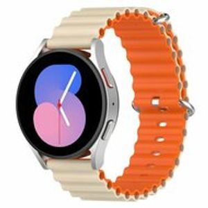 Garmin Vivoactive 4 / 4L - Ocean Style bandje - Beige / oranje