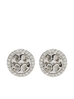 Tory Burch puces d'oreilles Miller serties de cristaux - Argent