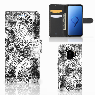 Telefoonhoesje met Naam Samsung Galaxy S9 Skulls Angel