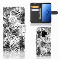 Telefoonhoesje met Naam Samsung Galaxy S9 Skulls Angel