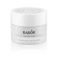Babor Skinovage Purifying Cream rich, Rijke gezichtscrème voor de onzuivere huid, Zuiverende en porie-verfijnende gezichtsverzorging, Vegan, 50 ml