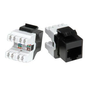 ROLINE Cat.5e Keystone, RJ-45, zwart