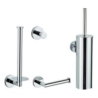 Saniclear Talpa toilet accessoiresset 4-delig chroom