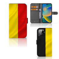 iPhone 14 Pro Max Bookstyle Case Belgische Vlag - thumbnail