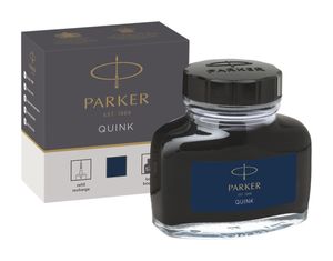 Vulpeninkt Parker Quink permanent 57ml blauw/zwart