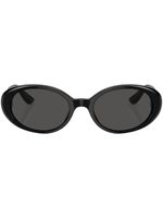 Dolce & Gabbana Eyewear lunettes de soleil à monture ronde - Noir