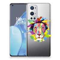 OnePlus 9 Pro Telefoonhoesje met Naam Lion Color - thumbnail