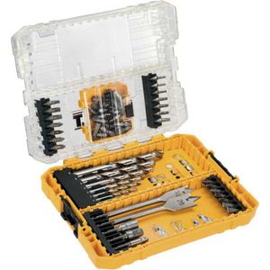 DEWALT 56-delige HSS-G metaal schroef-/boorset boor- en bitset Tough case