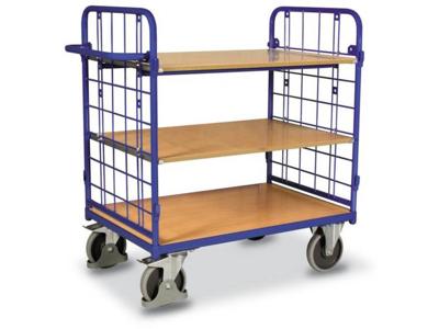 VARIOfit SW-800.215 Etagewagen Staal Poedercoating Laadvermogen (max.): 500 kg Gentiaan-blauw (RAL 5010)