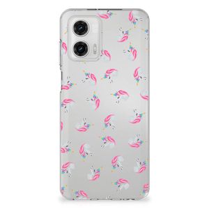 TPU bumper voor Motorola Moto G73 Unicorns