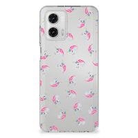 TPU bumper voor Motorola Moto G73 Unicorns - thumbnail