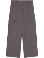 AMBUSH pantalon ceinturé à poches cargo - Gris