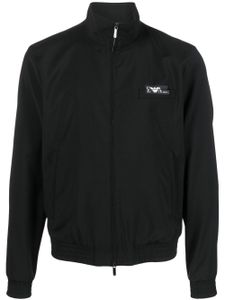 Emporio Armani veste à logo brodé - Noir