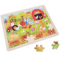 Playwood Houten Legpuzzel Boerderij - thumbnail