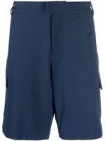 Ea7 Emporio Armani short en jersey à poches cargo - Bleu